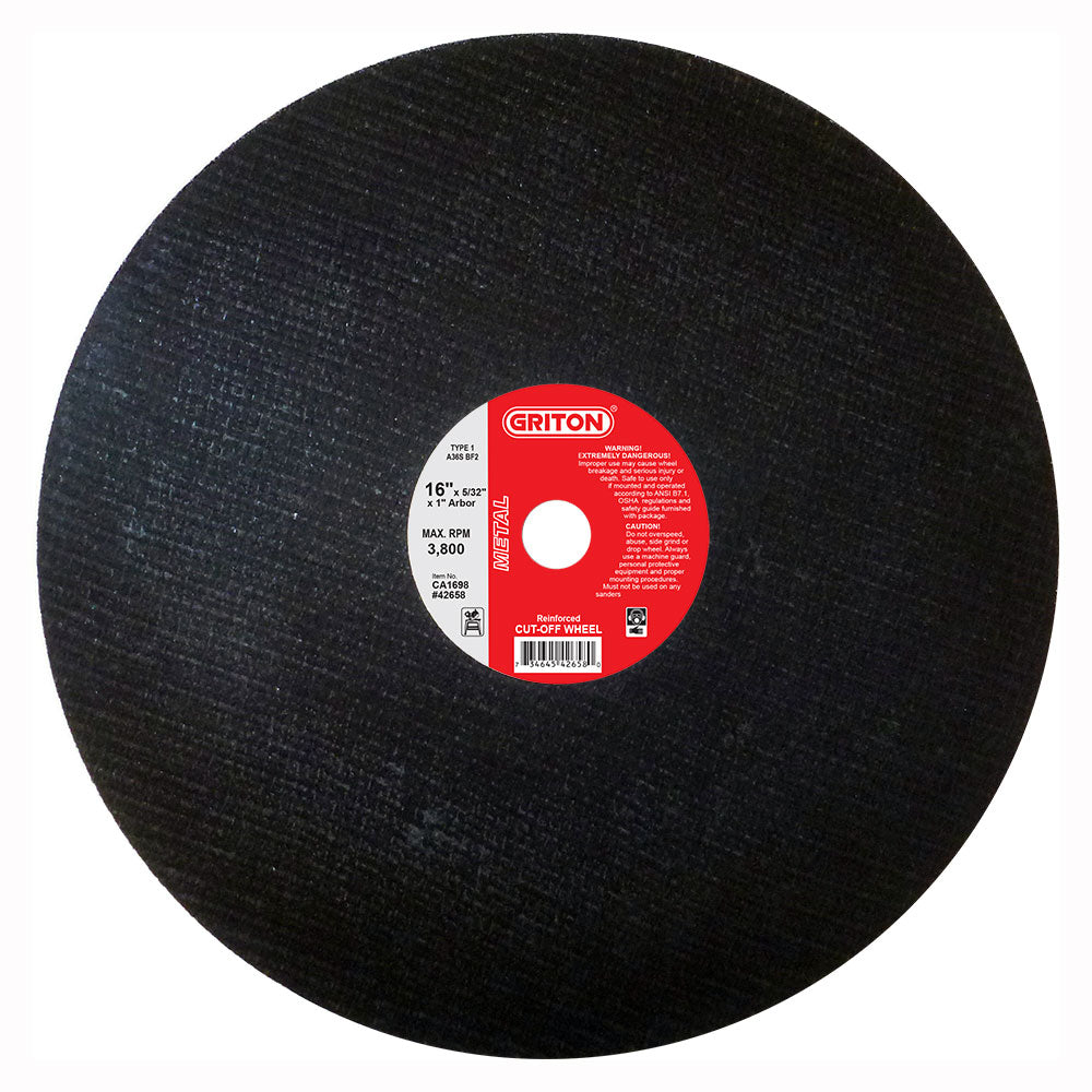 CA1468 14″x3/32″x1″ T1, for Metal Cutting (10/pack)