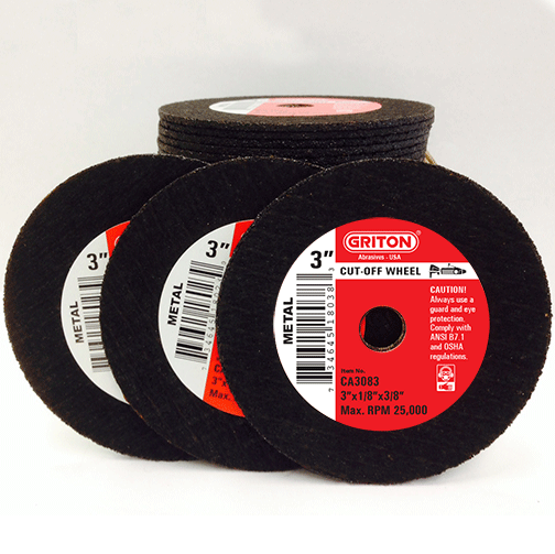 CA3083 3″x 1/8″ x 3/8″ T1, Metal Cutting (10/pack)