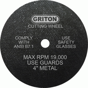 CA4083 4″ x 1/8″ x 3/8″ T1, for Metal Cutting (10/pack)