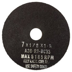 CA7089U3N 7″ x 1/8″ x 1-1/4″ T1, for Metal Cutting (10/pack)