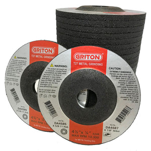 DA4587 4-1/2″ x 1/4″ x 7/8″ T-27 METAL Grinding (10/pack)
