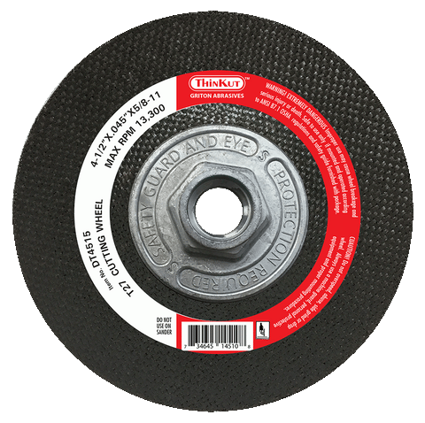 DT4515 4-1/2″x 0.045″x 5/8-11 w/Hub T-27 METAL Cutting (10pcs/pack)