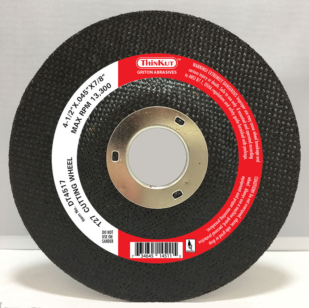 DT4517 4.5″x.045″x7/8″ T-27-Metal Cutting (10/pack)