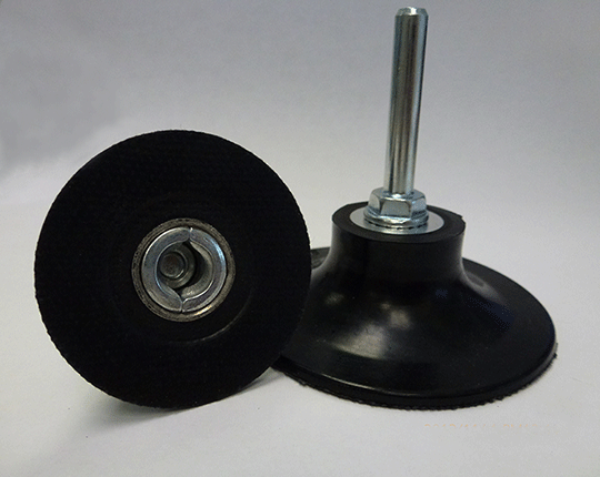 Quick Change Holder Pad with 1/4″ Mandrel, Type 3 Roll-on – sold 1 each