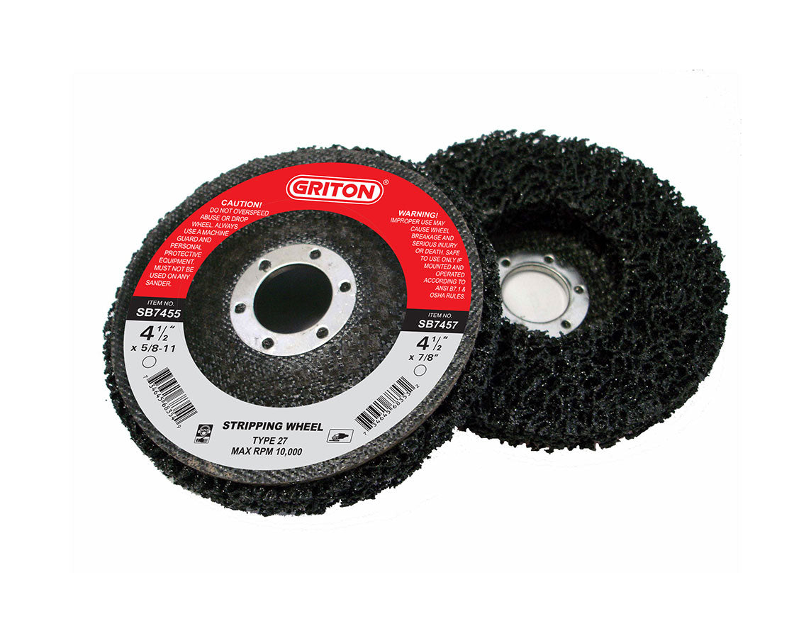 SB7457 4.5″x7/8″ T-27 Stripping Wheel (10/pack)