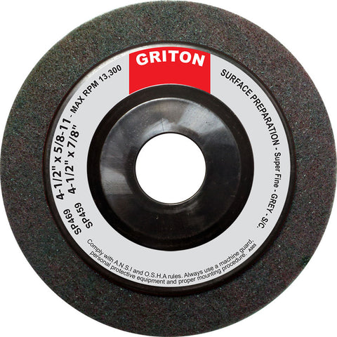 SP459 4.5″x7/8″ T27 Surface Preparation Wheel, Gray Super-Fine (10/pack)